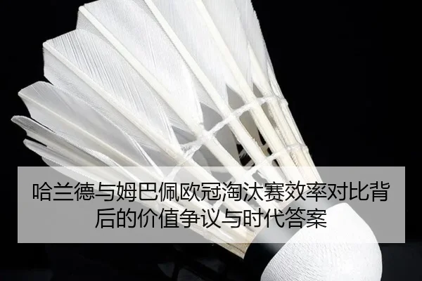 哈兰德与姆巴佩欧冠淘汰赛效率对比背后的价值争议与时代答案